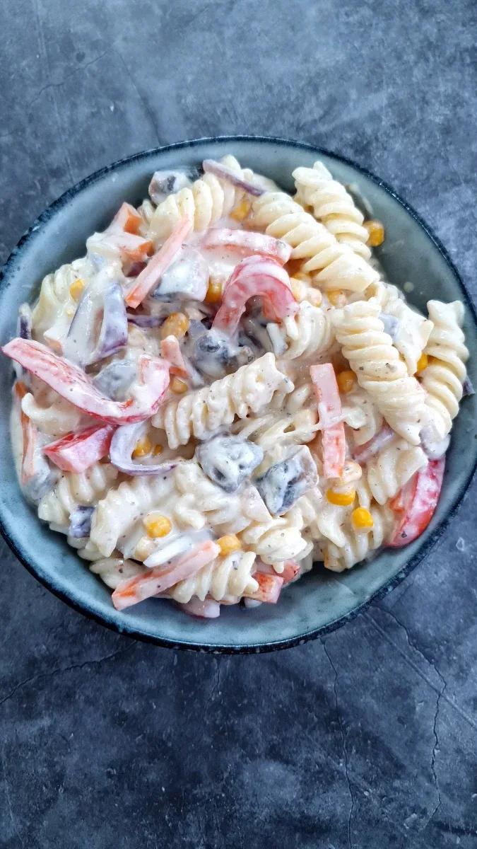 Guilt-Free Protein White Sauce Pasta