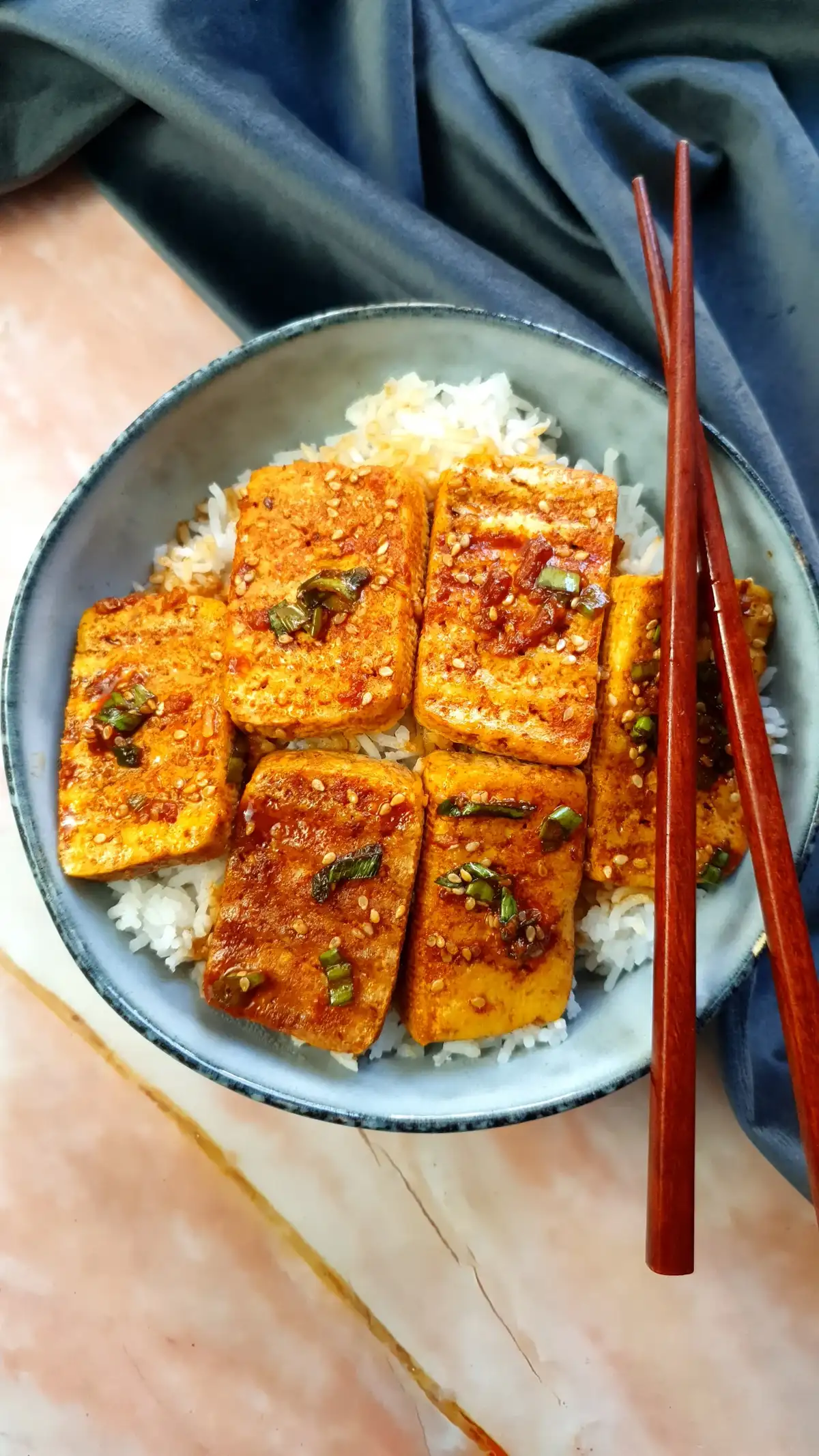 Spicy Korean Braised Tofu