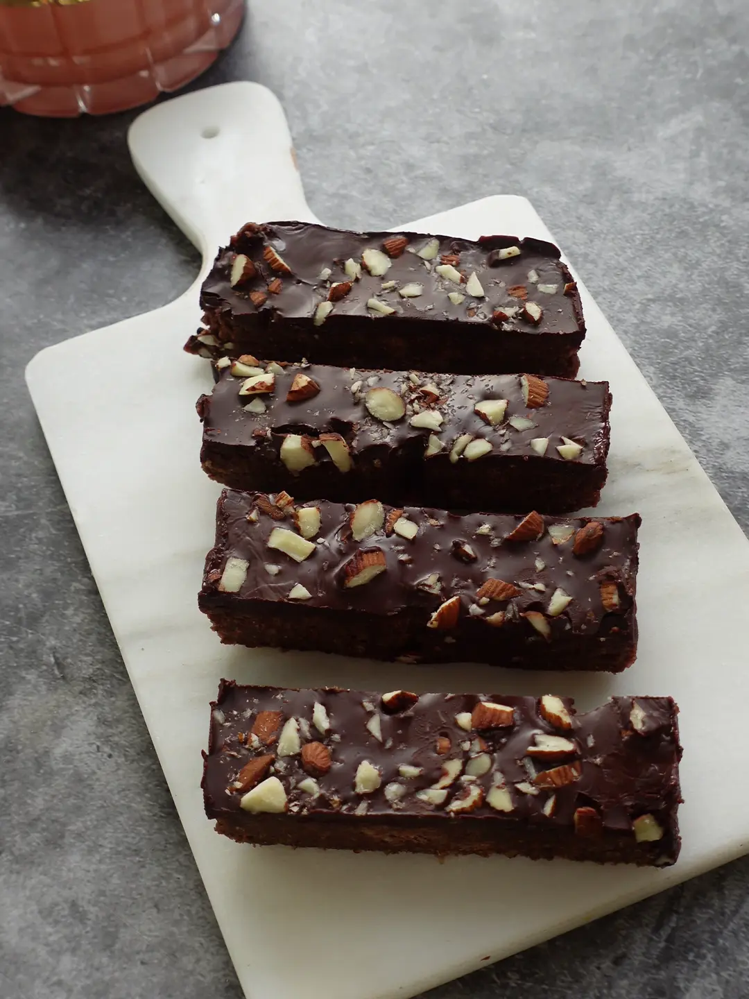 No-Bake Chocolate Protein Fudge Bars