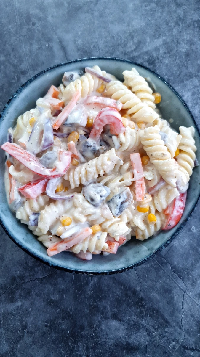 Guilt-Free Protein White Sauce Pasta