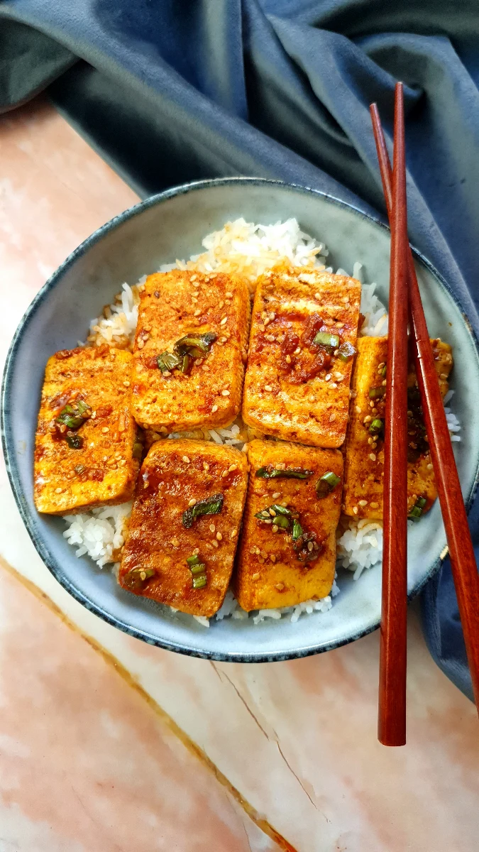 Spicy Korean Braised Tofu