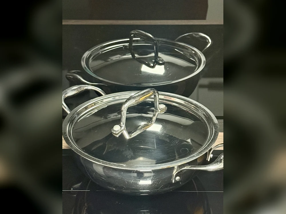 Vinod Platinum Triply Stainless Steel Kadai